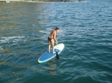 Paddle boarding